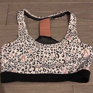 Mono B  leopard SPORTS bra new without tags